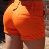 Clothing White Ginger | Daisy Shorts Orange