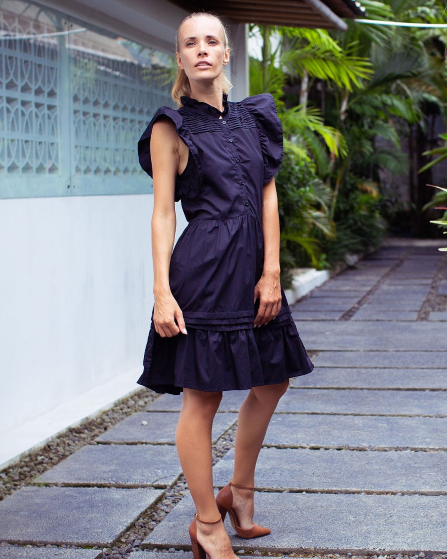 Clothing White Ginger | Verona Dress Black