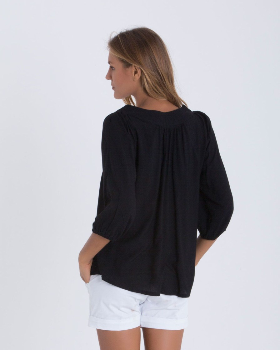 Clothing White Ginger | Pippa Top Black