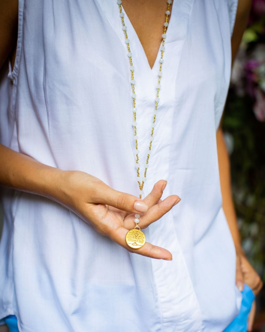 Accessories White Ginger | Tree Of Life Necklace