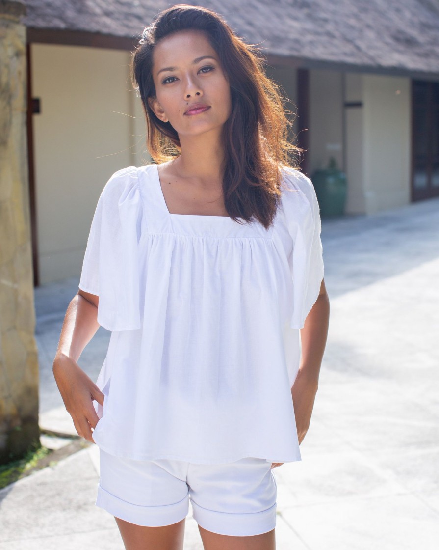 Clothing White Ginger | Gigi Top White