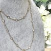 Accessories White Ginger | Alicia - Circle Linked Long Necklace