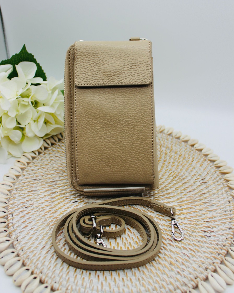 Accessories White Ginger | Cross Body Phone Wallet