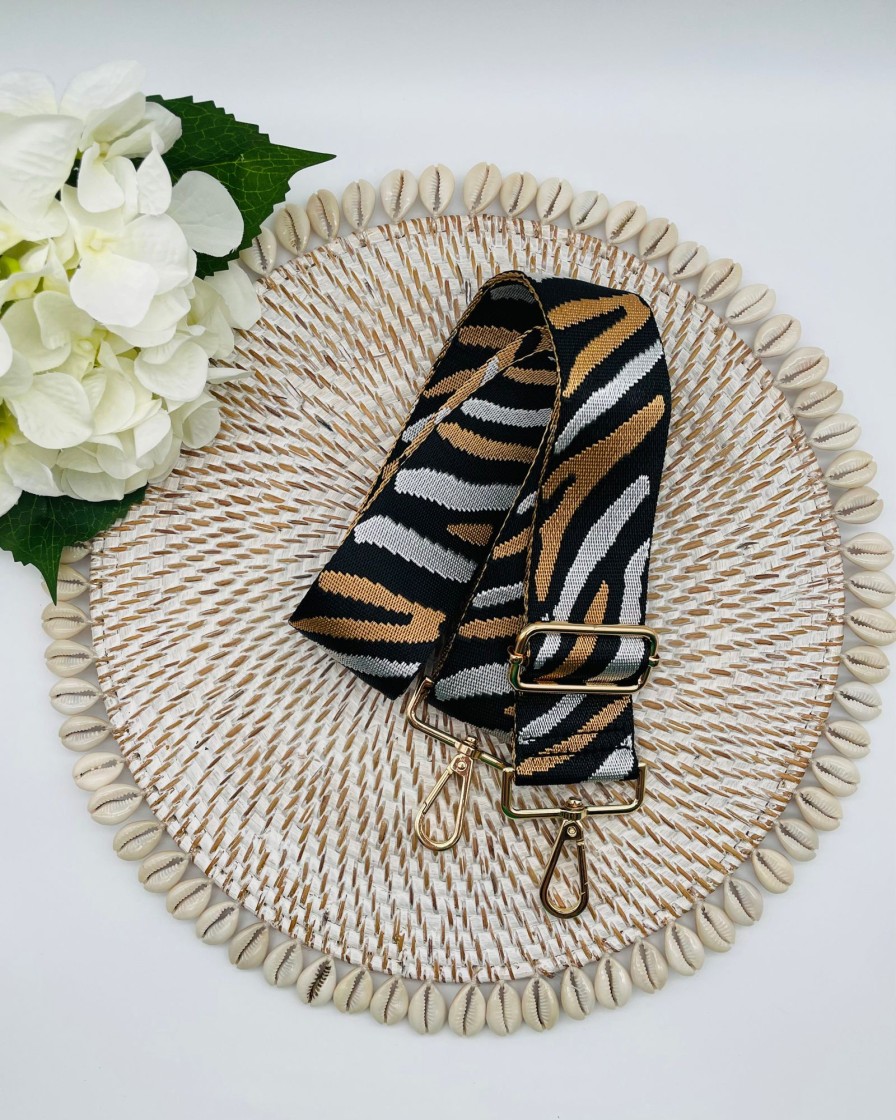 Accessories White Ginger | Bag Strap - Animal Prints